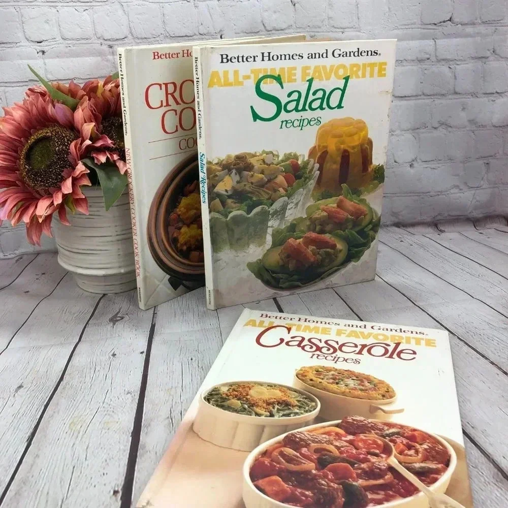 vintage better homes and gardens cookbook bundle